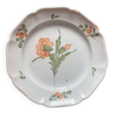 Earthenware plate Islette/Salvange France