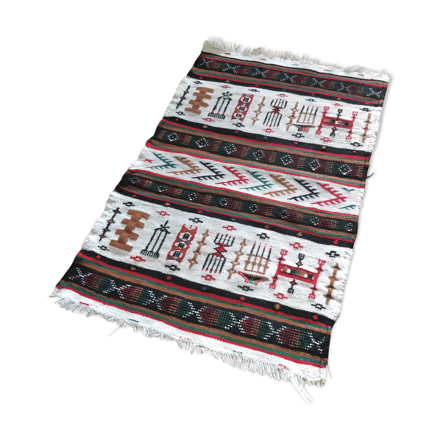 Small Berber vintage rug 47x75cm