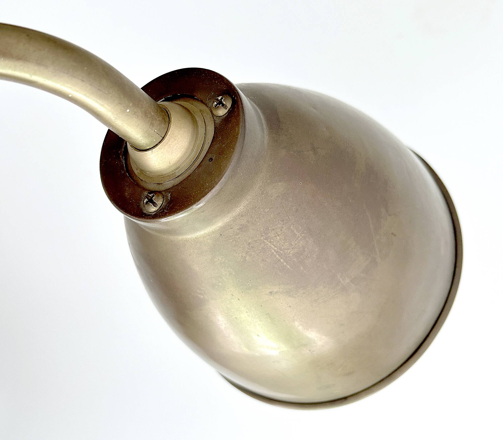 Large industrial art deco wall lamp