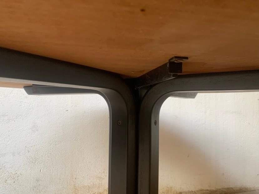 Vintage round table rosewood