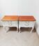 Pair of antique bedside tables
