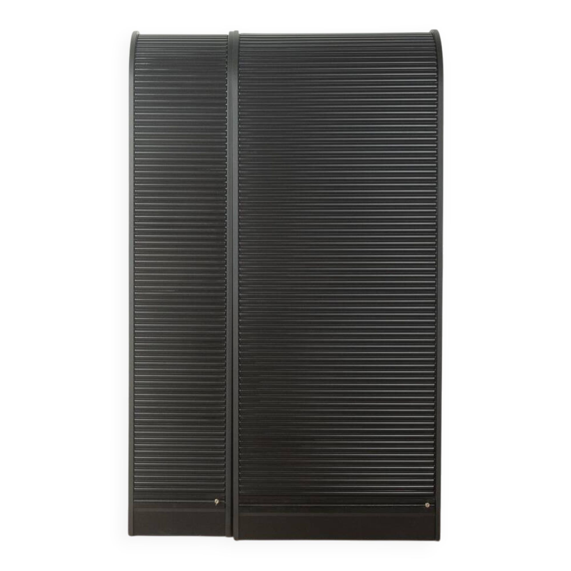 Tambour door cabinet set in the style of Aldo van den Nieuwelaar, vintage