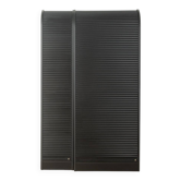 Tambour door cabinet set in the style of Aldo van den Nieuwelaar, vintage