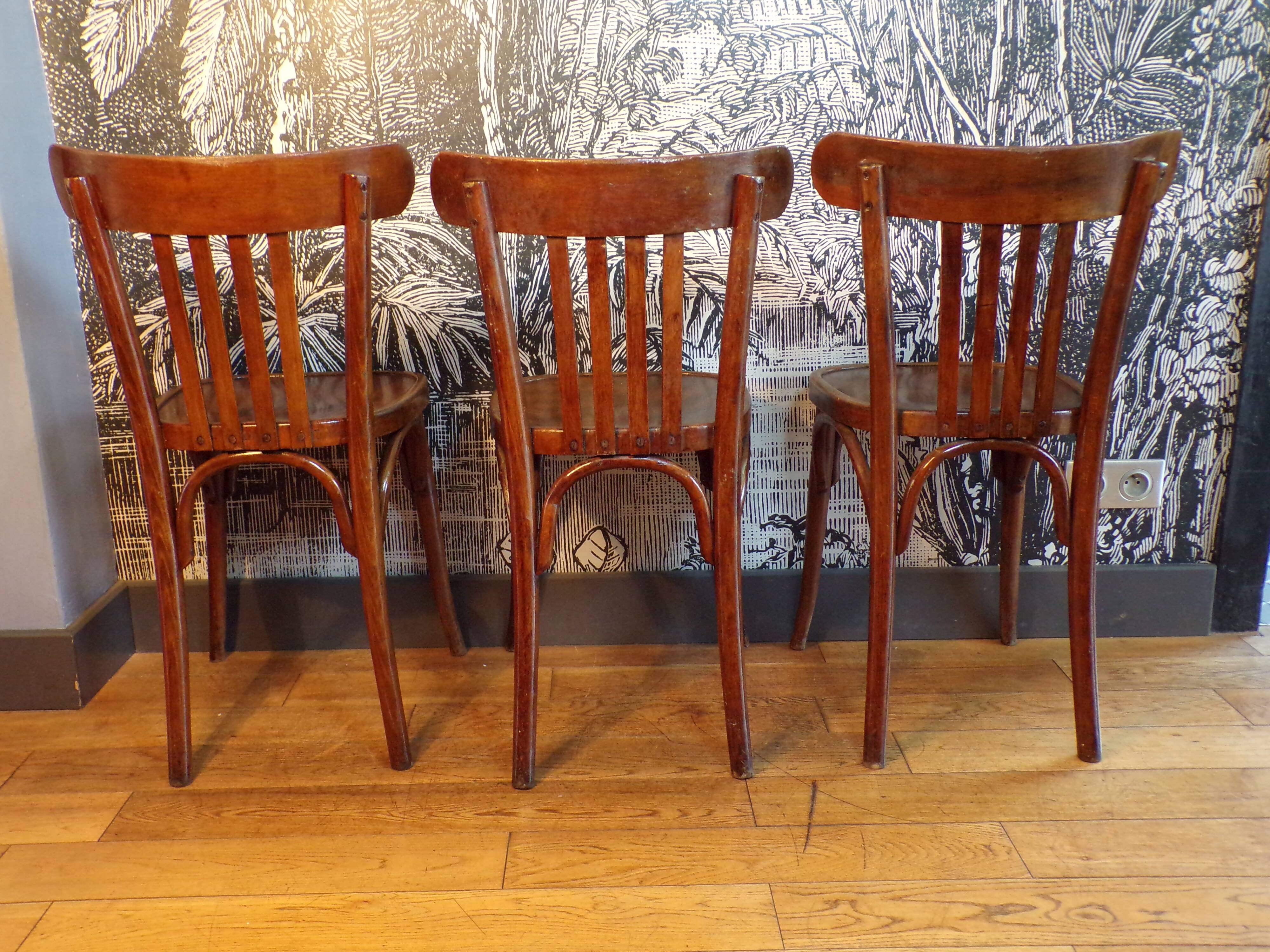 3 vintage luterma bistro chairs