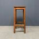 High oak stool from France