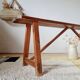 Old wooden farm bench L140cm