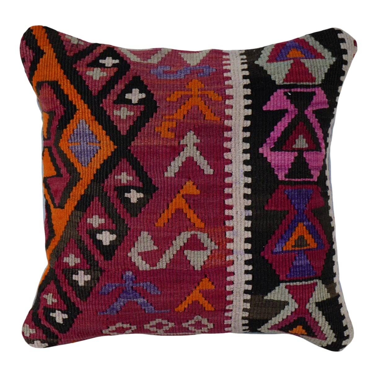 Vintage kilim cushion cover 41x41 cm