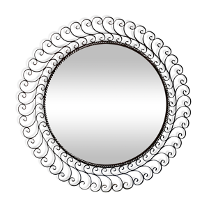 miroir soleil métal