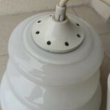 White opaline pendant light