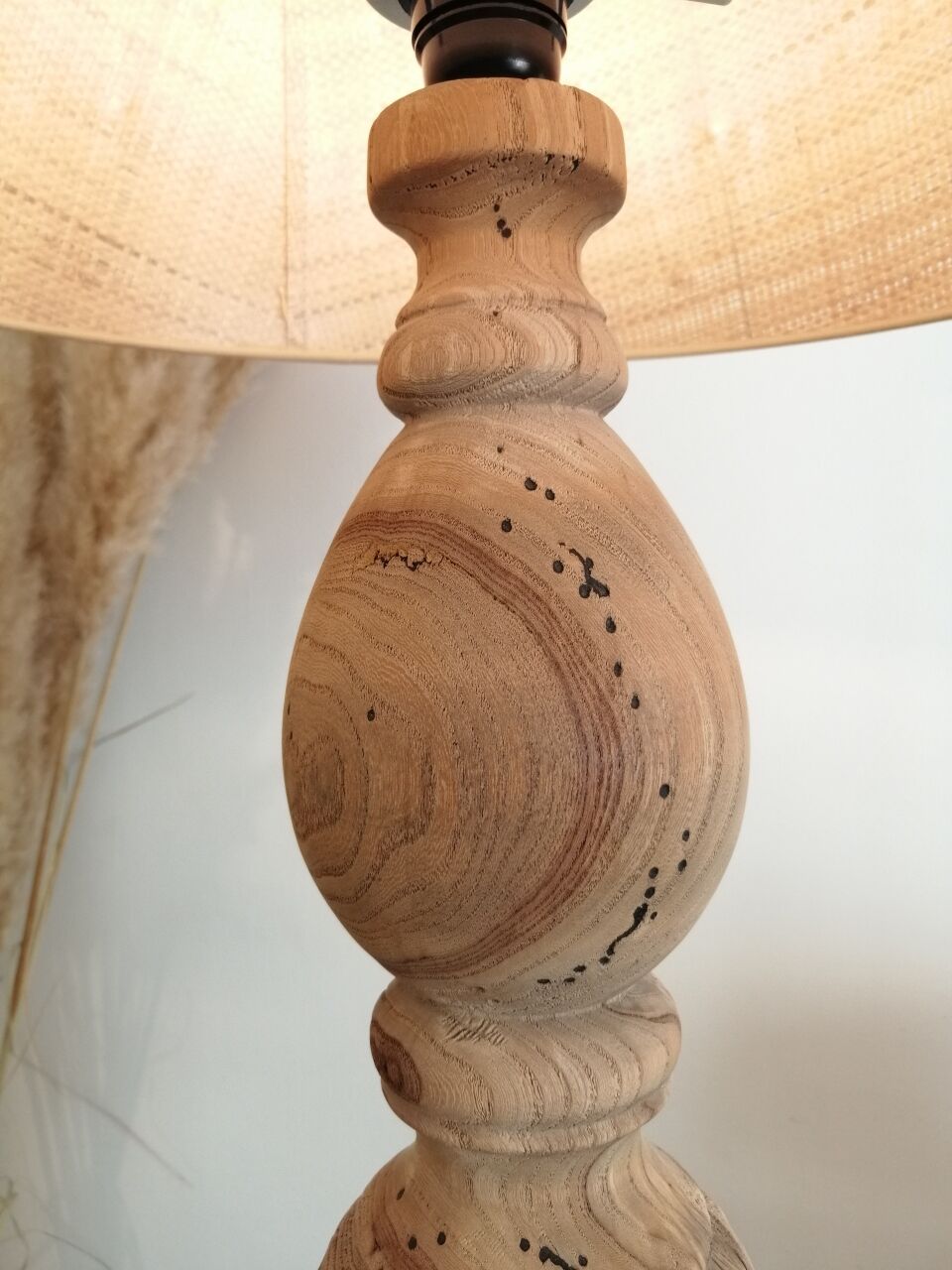 Vintage wooden floor lamp revisited