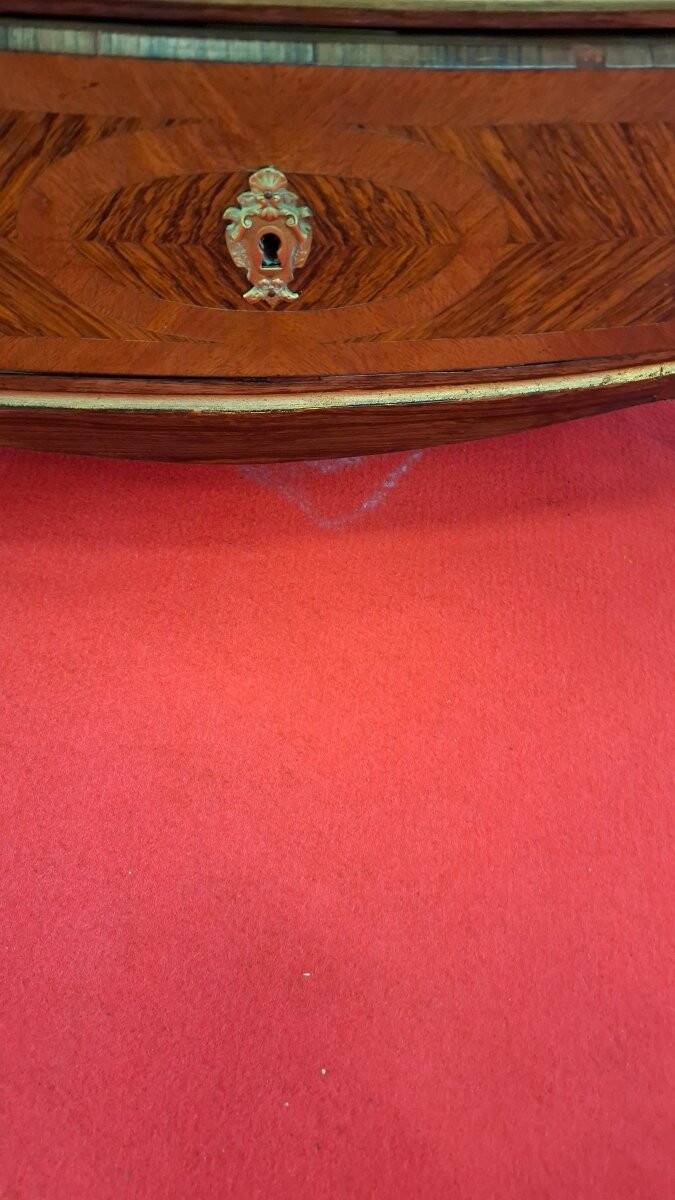 Louis XV style marquetry commode