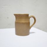 Vintage stoneware pitcher by the Digoin factory, France