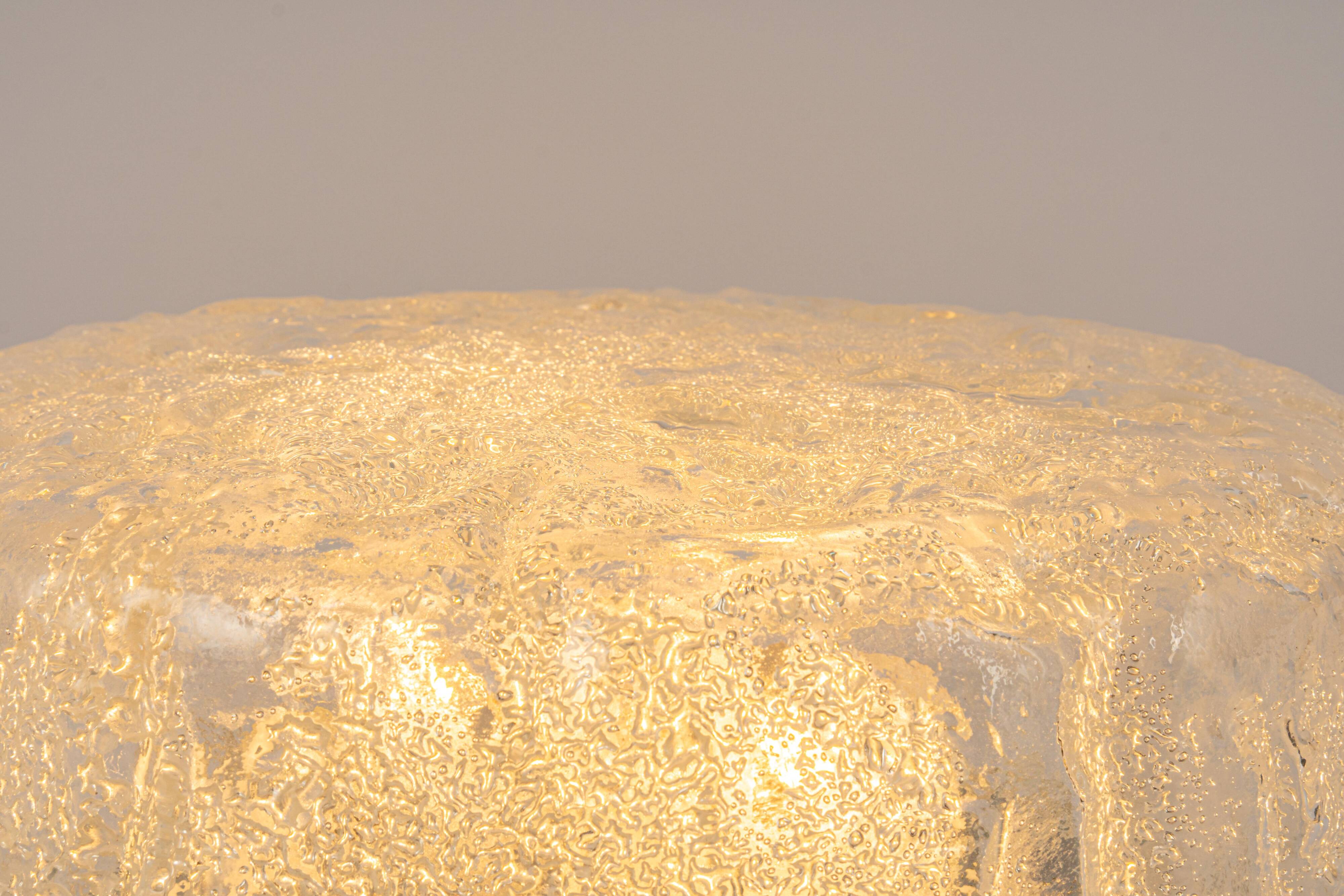 round Murano glass ceiling lights by Limburg, Germany, 1970s