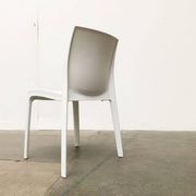 Stackable plastic auxiliary chair Italian Rome