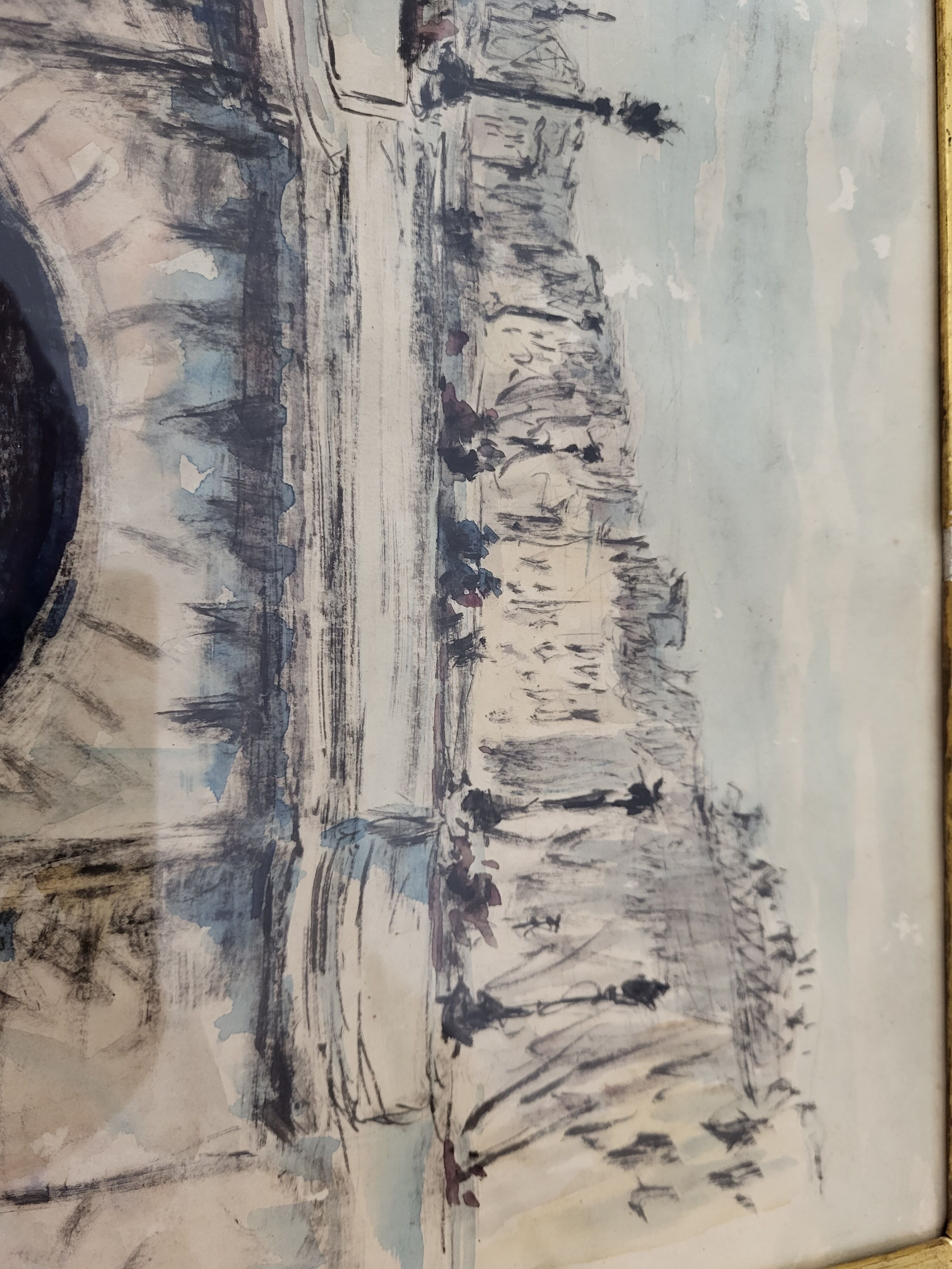 Painting ink and watercolor - jean crozes