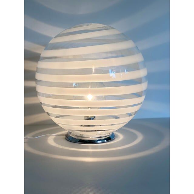 Murano glass table lamp