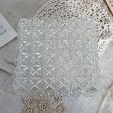Ceiling light wall lamp minimalist industrial square transparent glass