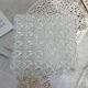 Ceiling light wall lamp minimalist industrial square transparent glass
