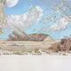 Muages, original lithograph No. 155/300 signed Michel Dubré (1942)
