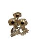 Vintage brass flower chandelier
