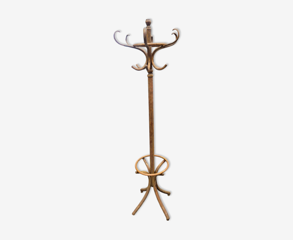 Perroquet ancien en bois courbé