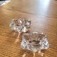 Daum France crystal salt and pepper shakers