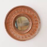 70s ceramic mirror