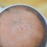 Vallauris 2 caquelons Signed B. Rubino