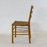 Chaises de salle à manger assises par Hein Salomonson années 1950, Set de 4