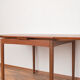 Mid-Century Danish Teak Extendable Dining Table from Hundevad & Co., 1960s.