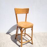 Baumann style vintage wooden high chair