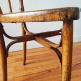 Chaise ancienne assise en cannage