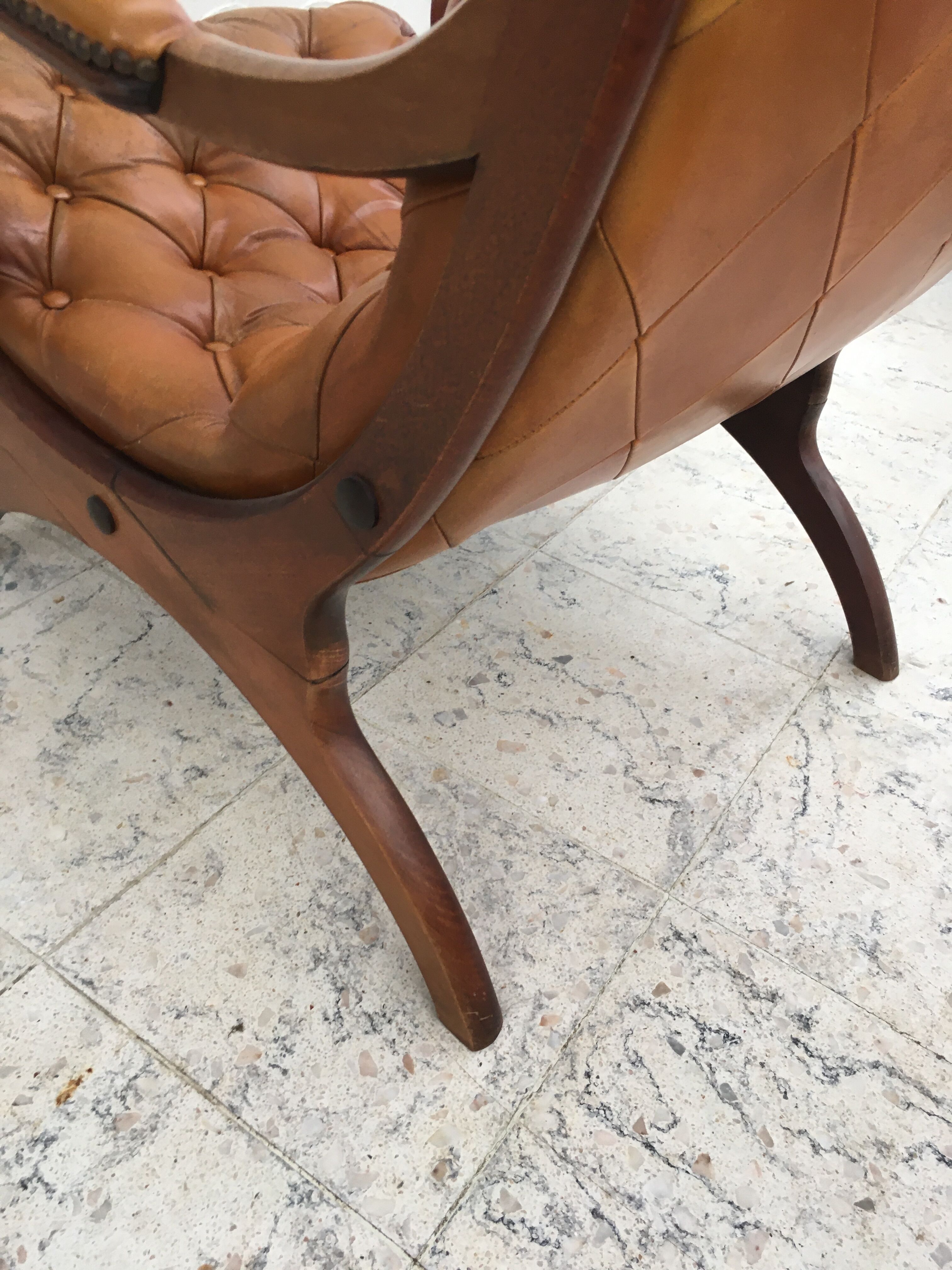 Chesterfield chairs duo