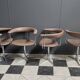 4 chaises pivotantes style Borje Johansen, années 1970