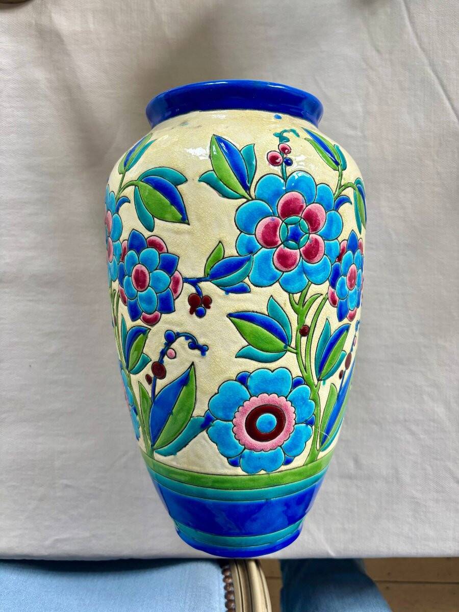 Pair of Keramis vases (Belgium)