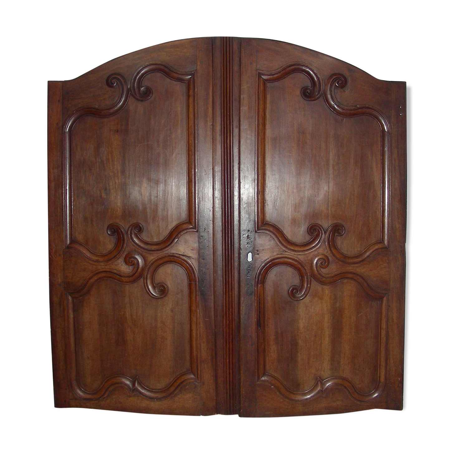 Cupboard decoration door Walnut Louis XV