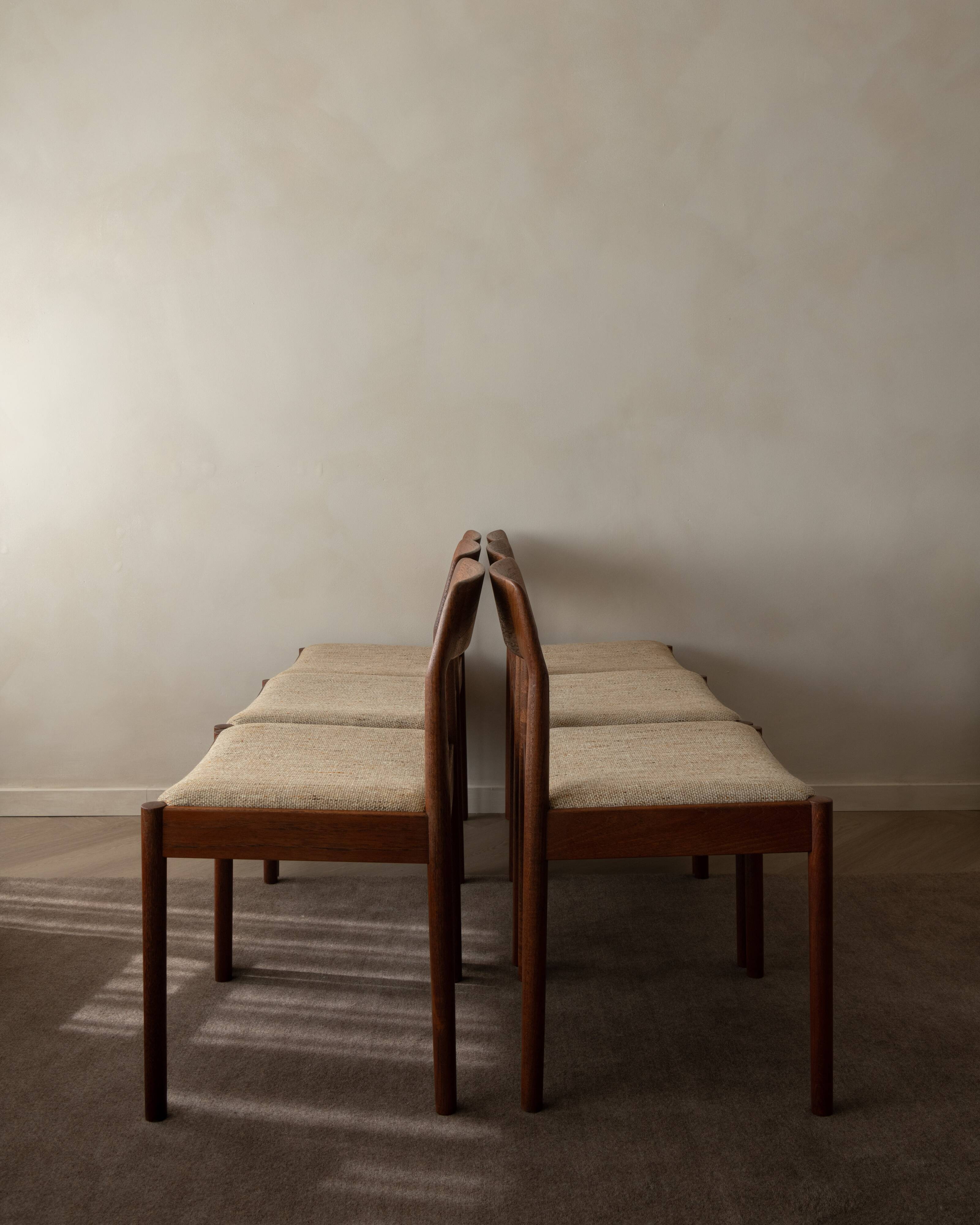 Vintage Dining Chairs by Johannes Nørgaard for Nørgaard Møbelfabrik