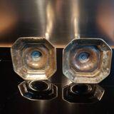 Pair of gilded bronze candlesticks