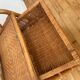 Bamboo and rattan bedside table