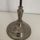 Vintage lamp 1920 monix nickel-plated metal celadon - 53 cm
