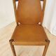 Vintage Janez Lajovic Leather Dining Chair: Mid-Century Modern 1980s