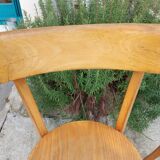 2 wooden bistro chairs, Baumann style