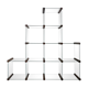 Gallotti & Radice Italian glass and wood bookcase 1980s