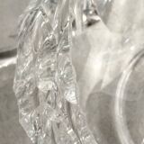 Set of Bohemian crystal salad bowls and candy dishes