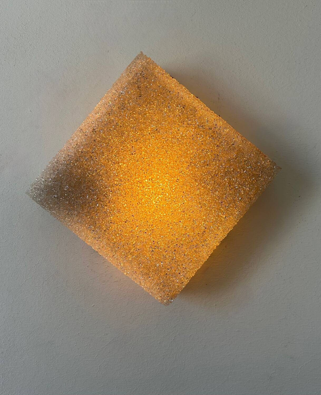 Vintage brass and Perspex wall lamp, France 1960