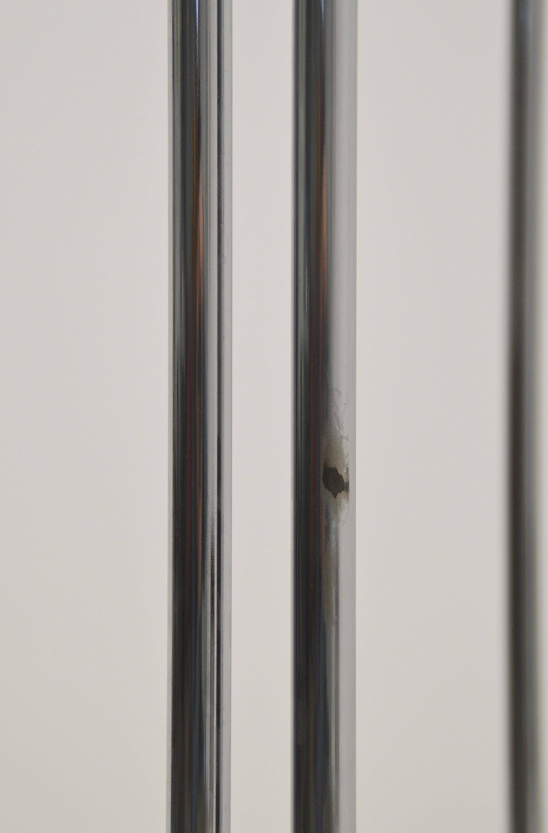 Lampe sur pied en grains de café rare par André Ricard pour Metalarte, années 1970.