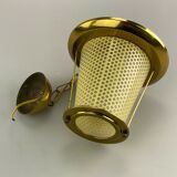 50s 60s lamp light ceiling lamp Mid Century brass design 50s 60s