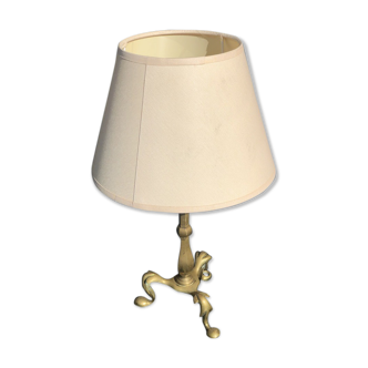 Old brass lamp