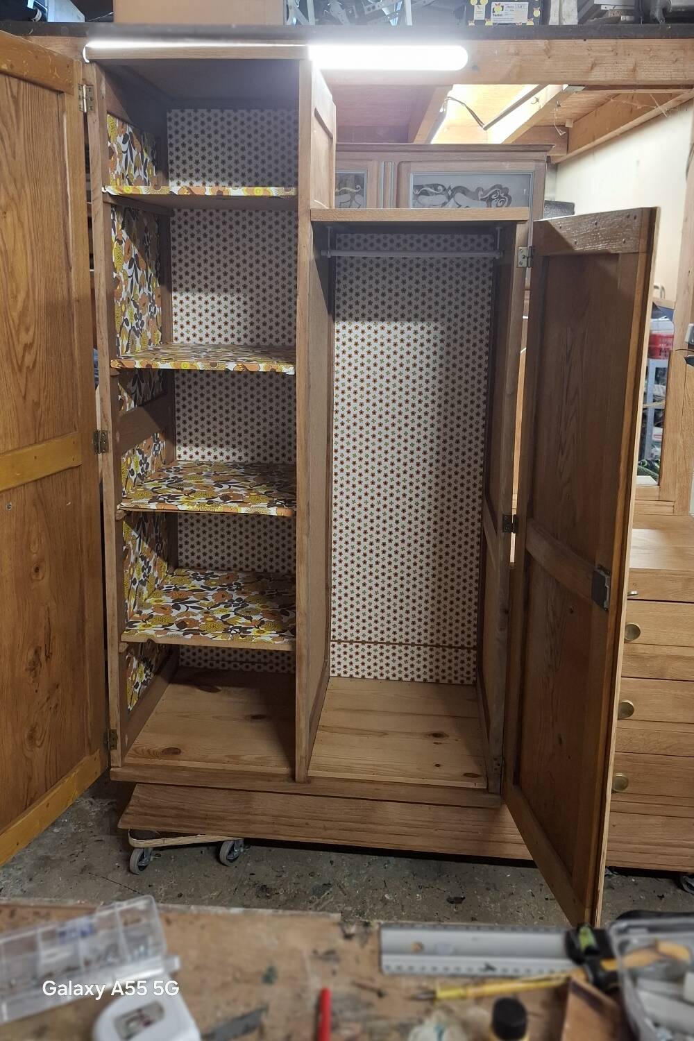 Asymmetrical wardrobe