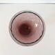 Purple Italian blown glass vase Empoli 1960